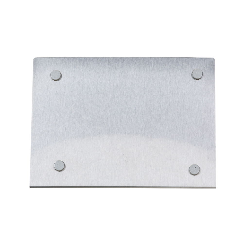 PORTA RETRATO INOX ESCOVADO C/ IMÃ personalizado