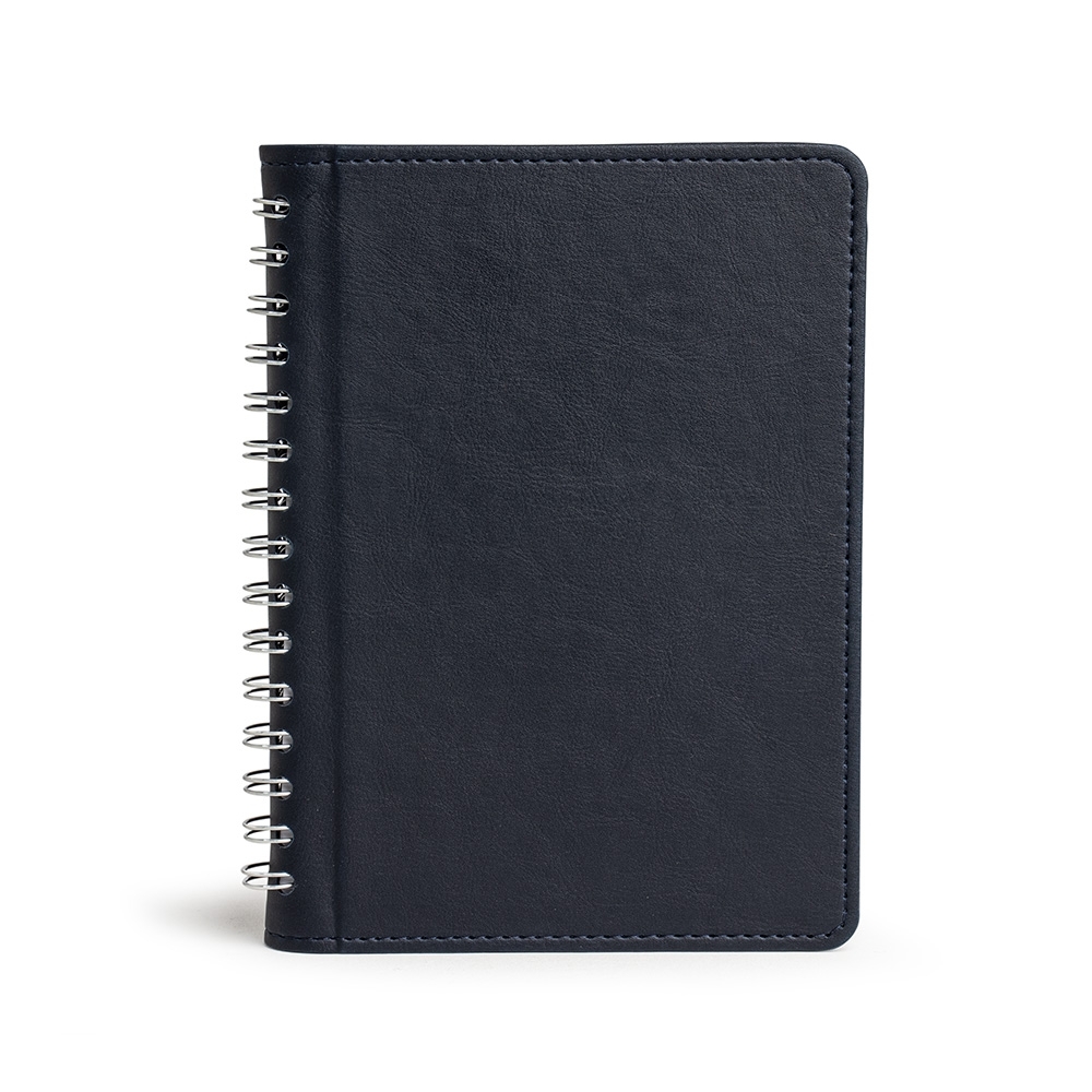 CADERNETA DE COURO SINTÉTICO personalizado