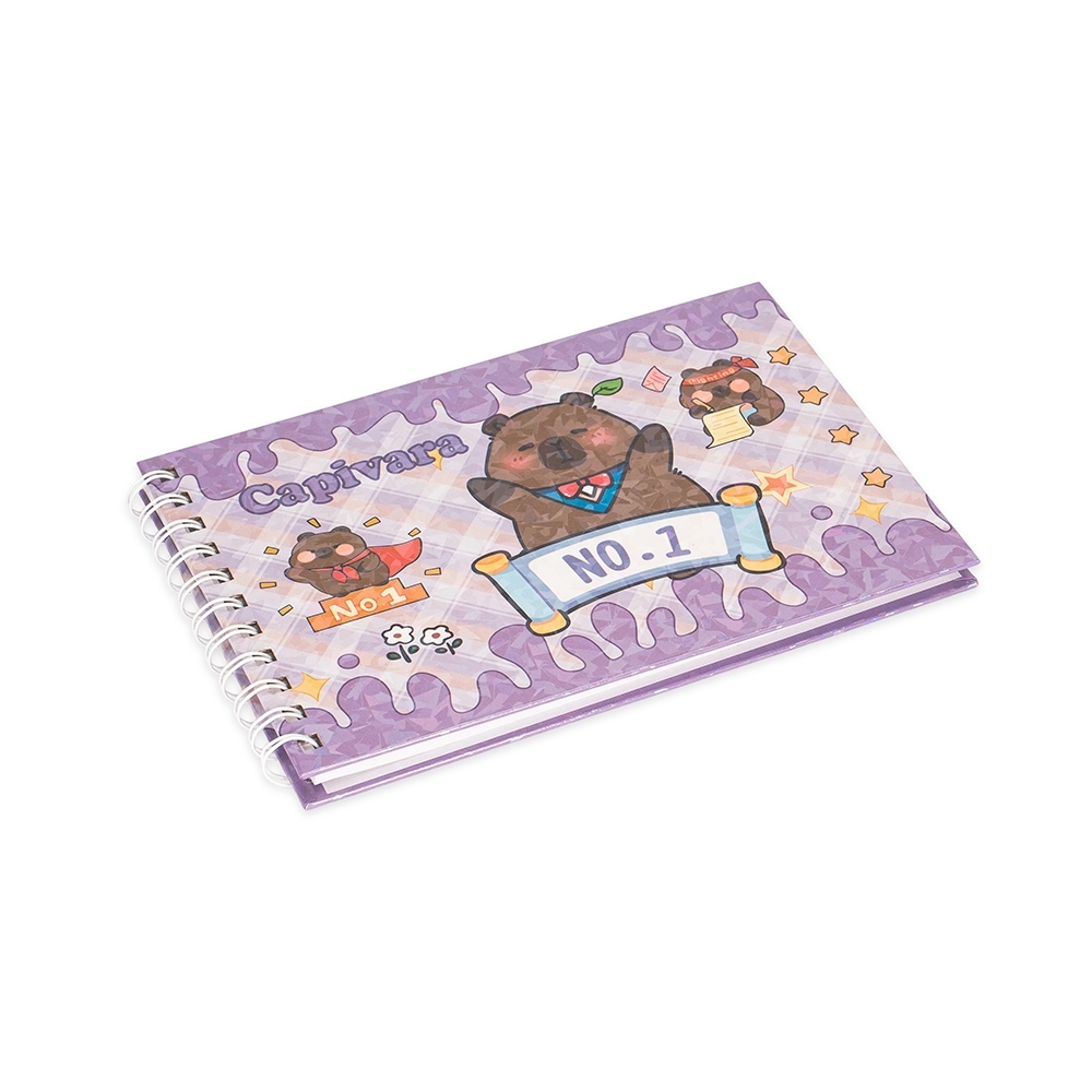 CADERNO PARA COLORIR CAPIVARA personalizado