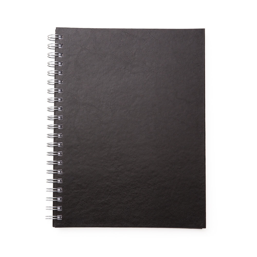CADERNO C/ CAPA DE COURO SINTÉTICO 21 X 28 CM personalizado