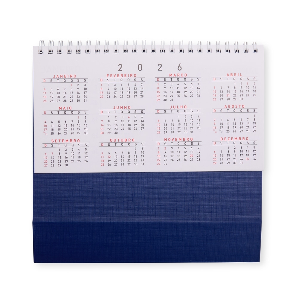 CALENDÁRIO DE MESA 2026 personalizado