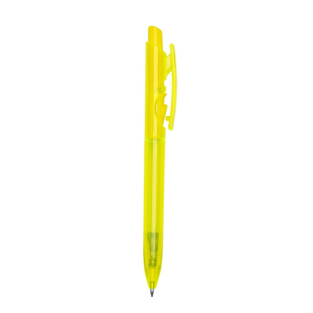 CANETA PLÁSTICA FLUORESCENTE personalizado