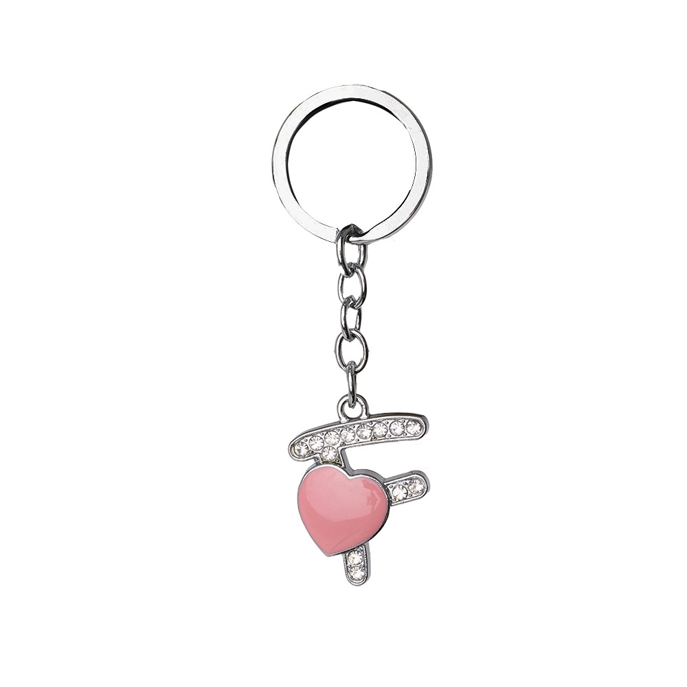 CHAVEIRO DE METAL LETRA F personalizado