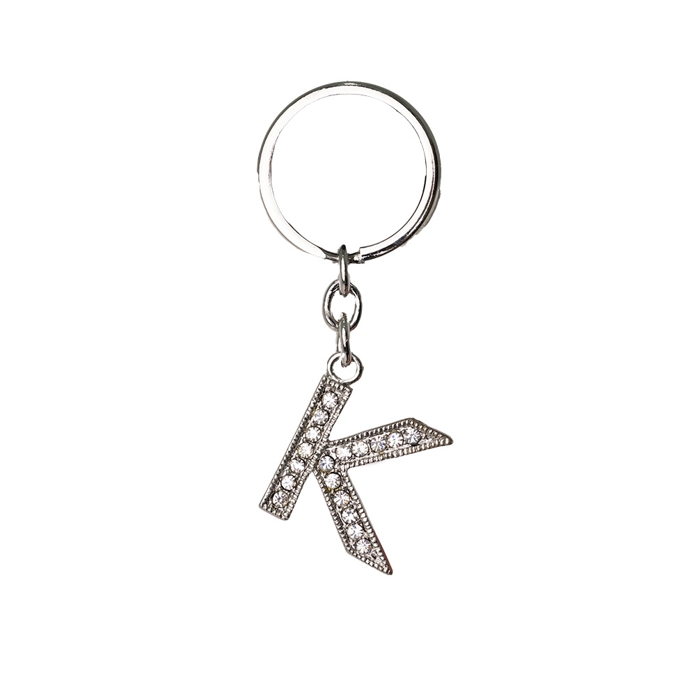 CHAVEIRO DE METAL LETRA K personalizado