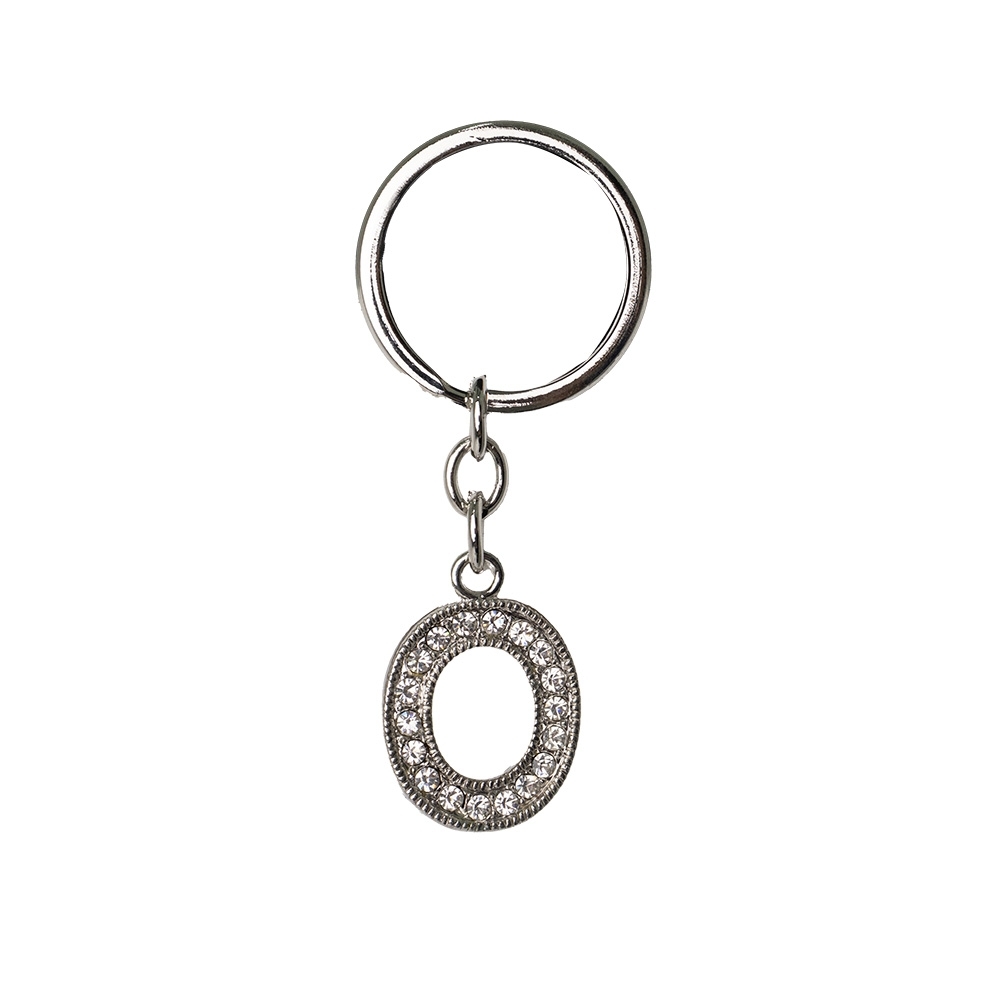 CHAVEIRO DE METAL LETRA O personalizado