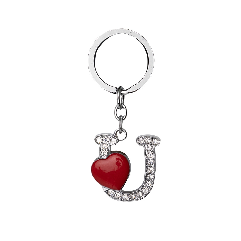 CHAVEIRO DE METAL LETRA U personalizado