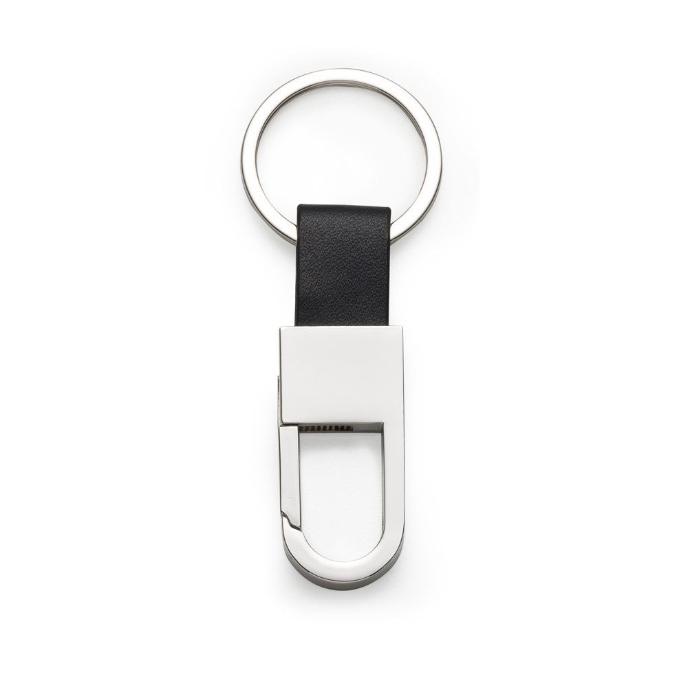 CHAVEIRO METAL DET. COURO personalizado