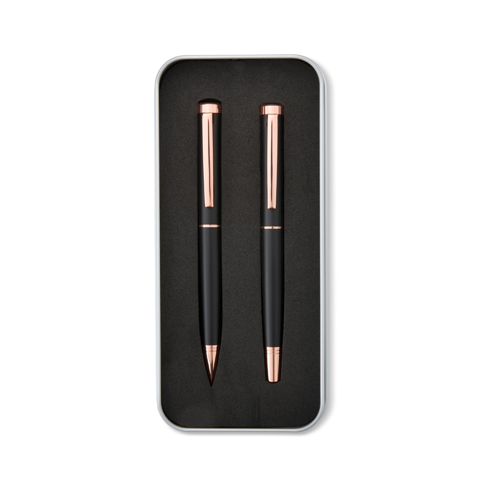 KIT CANETA ESFEROGRÁFICA E ROLLER personalizado