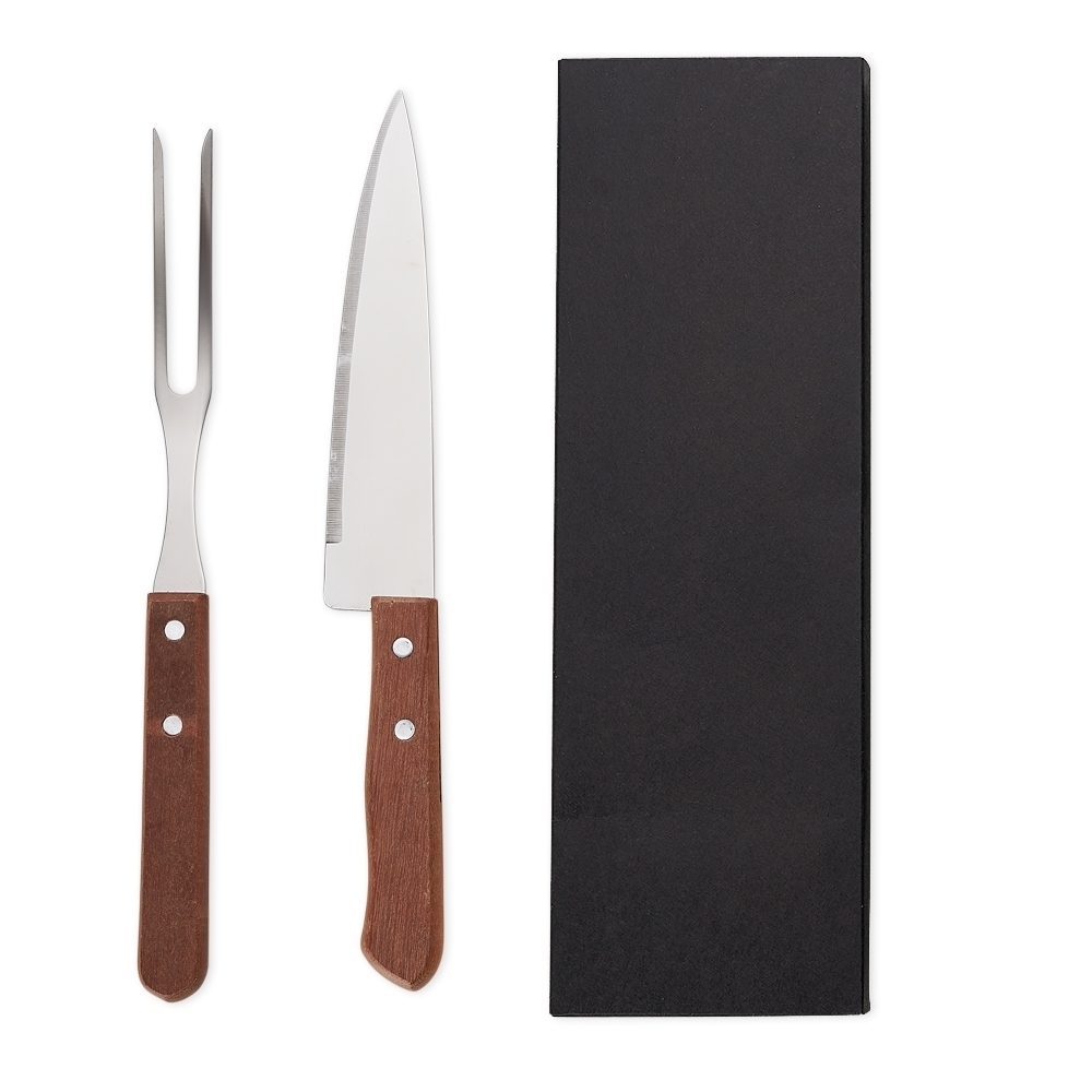 KIT CHURRASCO C/ 2 PÇS CX KRAFT personalizado