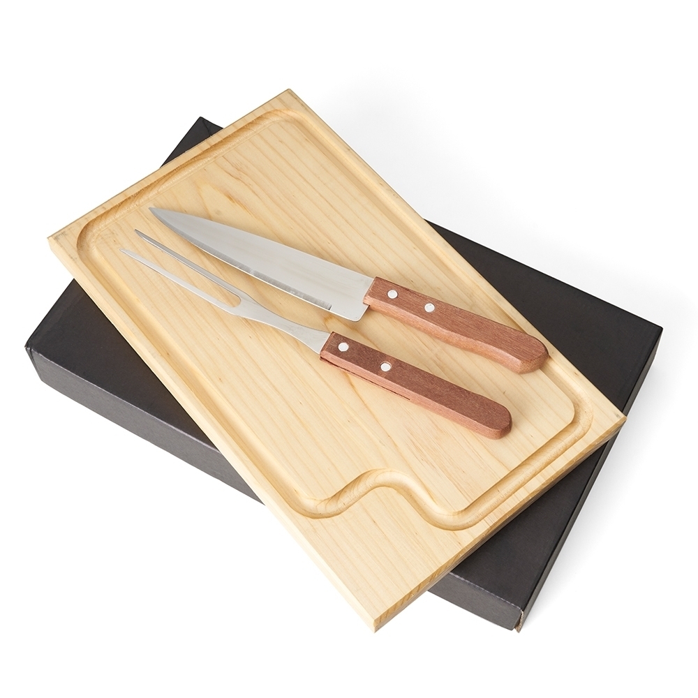 KIT CHURRASCO C/ 3PÇ CX KRAFT personalizado
