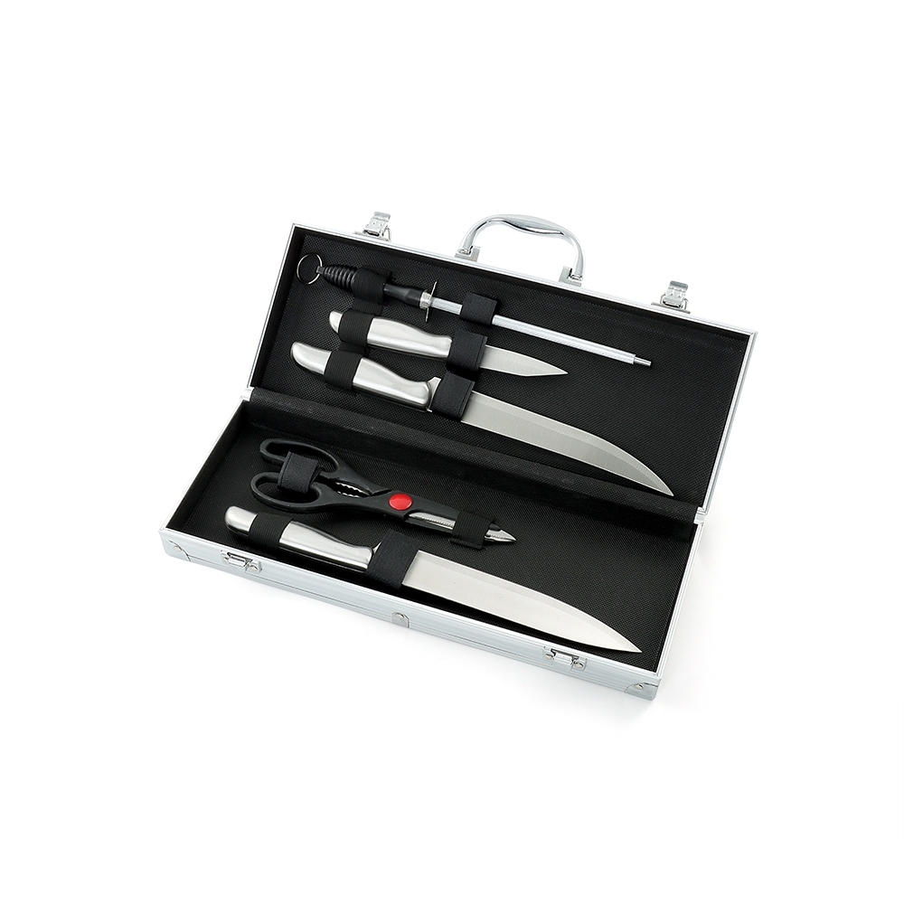 KIT CHURRASCO C/ 5 PEÇAS NA MALETA personalizado