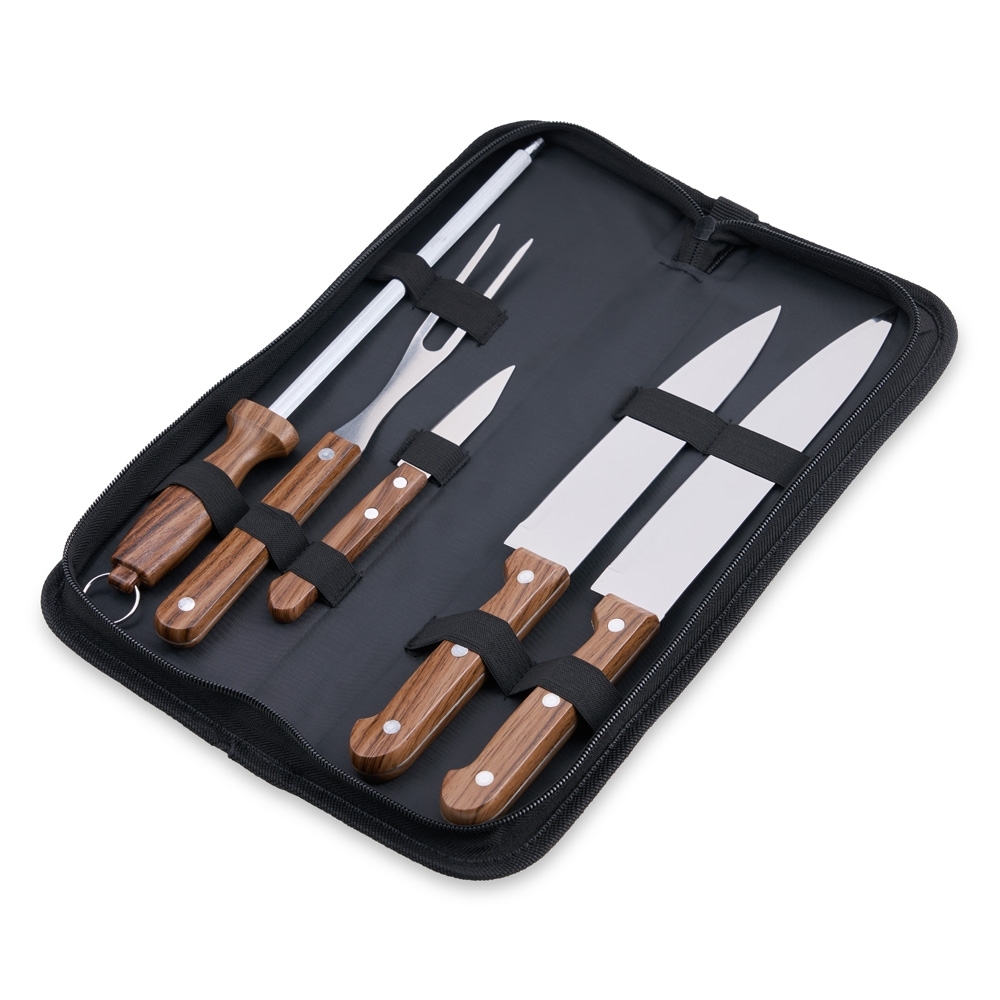 KIT CHURRASCO 5 PEÇAS personalizado