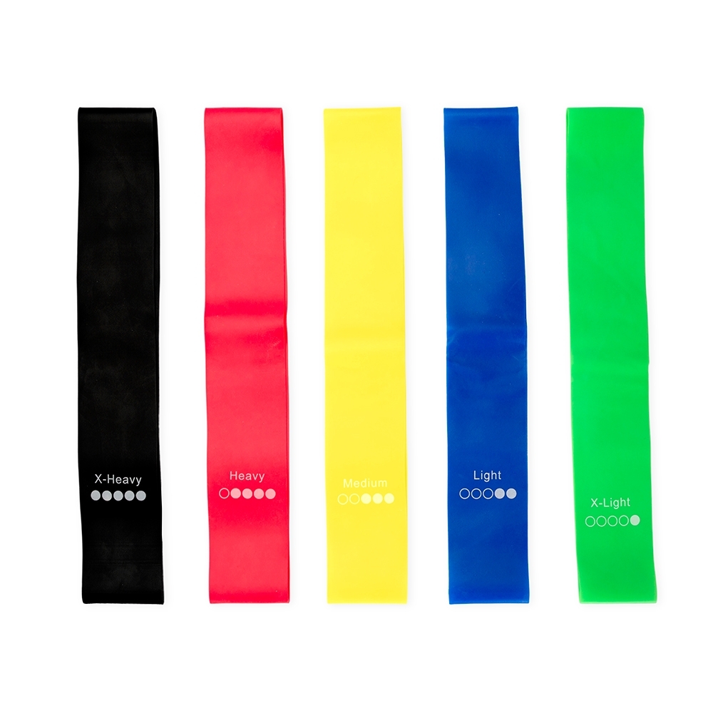 KIT ELÁSTICOS PARA EXERCÍCIOS COM 5 PEÇAS personalizado