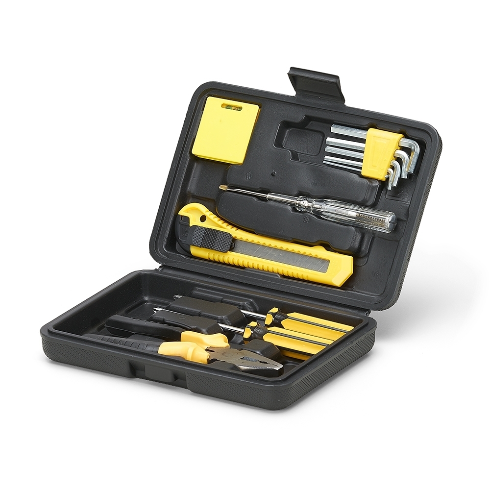 KIT FERRAMENTA 11 PÇS ESTOJO PLÁSTICO personalizado