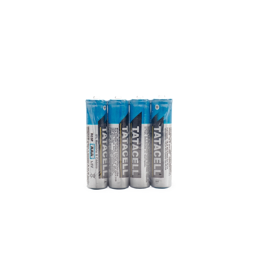 KIT PILHA AAA 4 PEÇAS personalizado