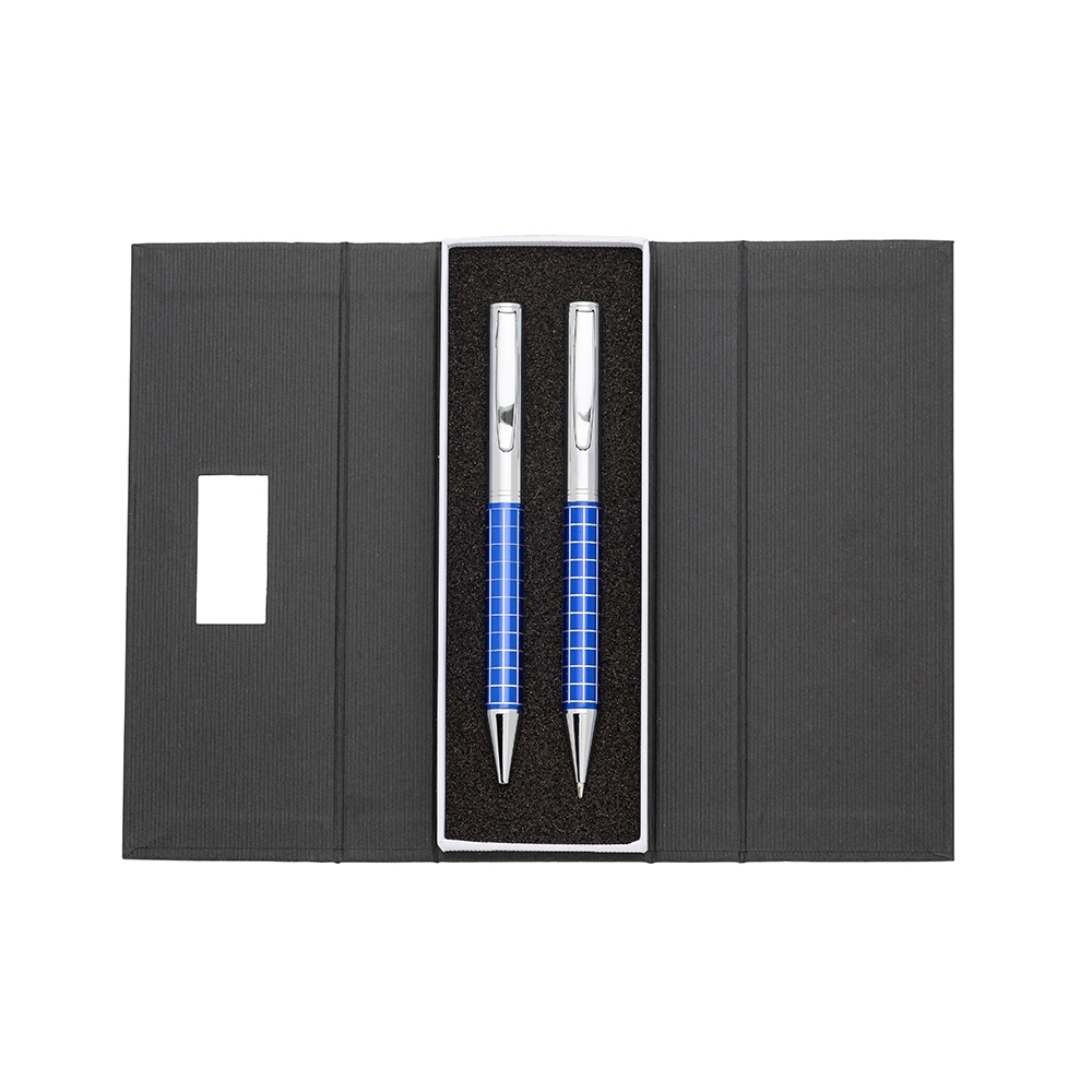 KIT CANETA E LAPISEIRA DE METAL personalizado