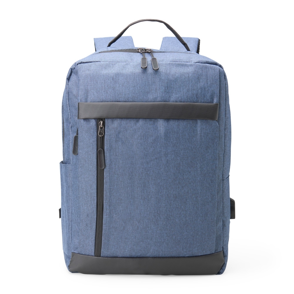 MOCHILA DE NYLON COM DET. EM COURO SINT. personalizado