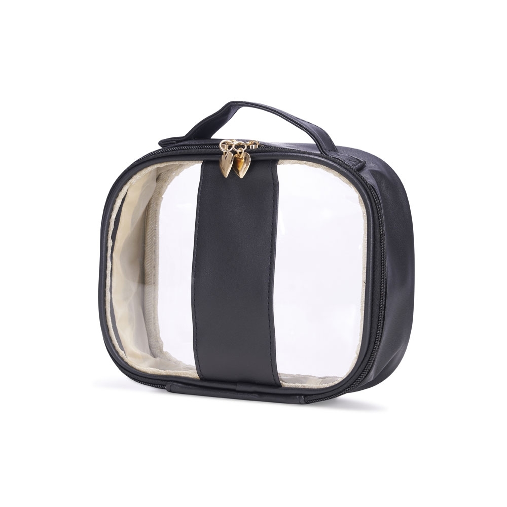 NECESSAIRE EM PVC E PU TAM.P personalizado