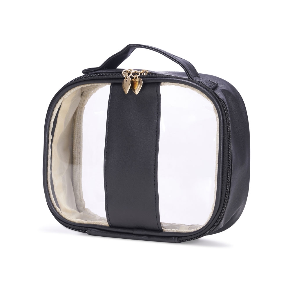 NECESSAIRE EM PVC E PU TAM.M personalizado