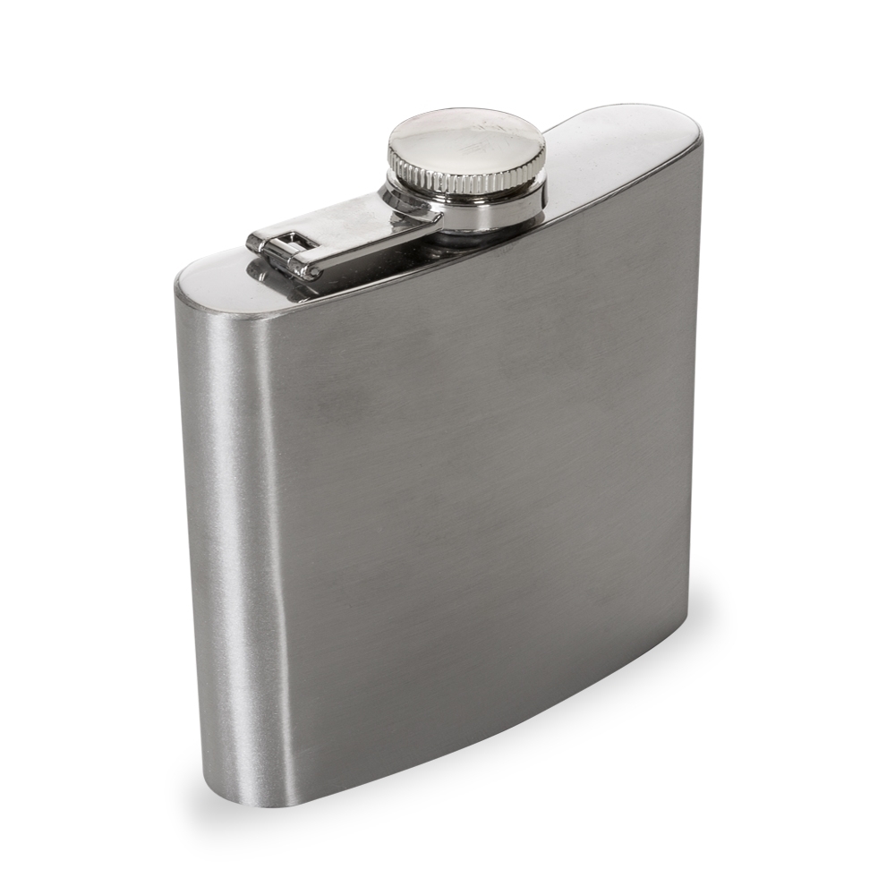 PORTA WHISKY INOX 6 OZ personalizado