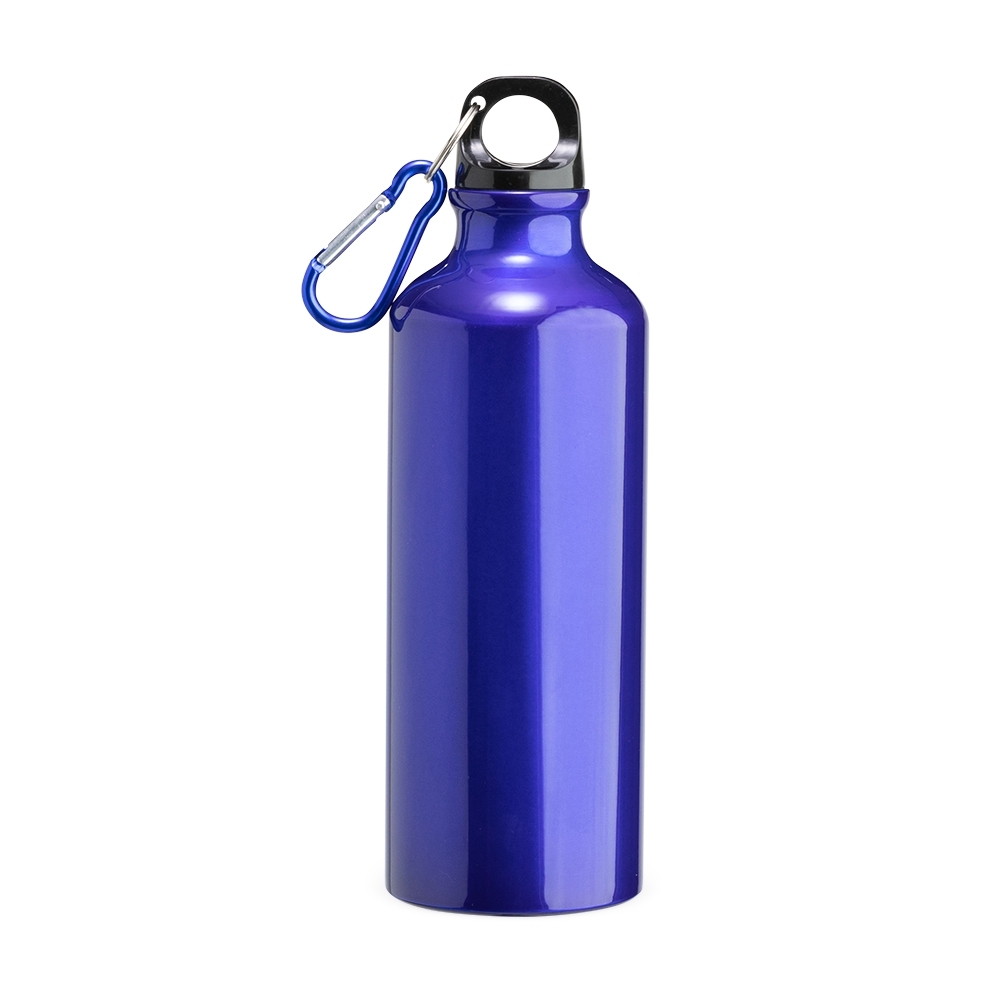 SQUEEZE ALUMINIO 500ML C/ BICO E MOSQUETÃO personalizado