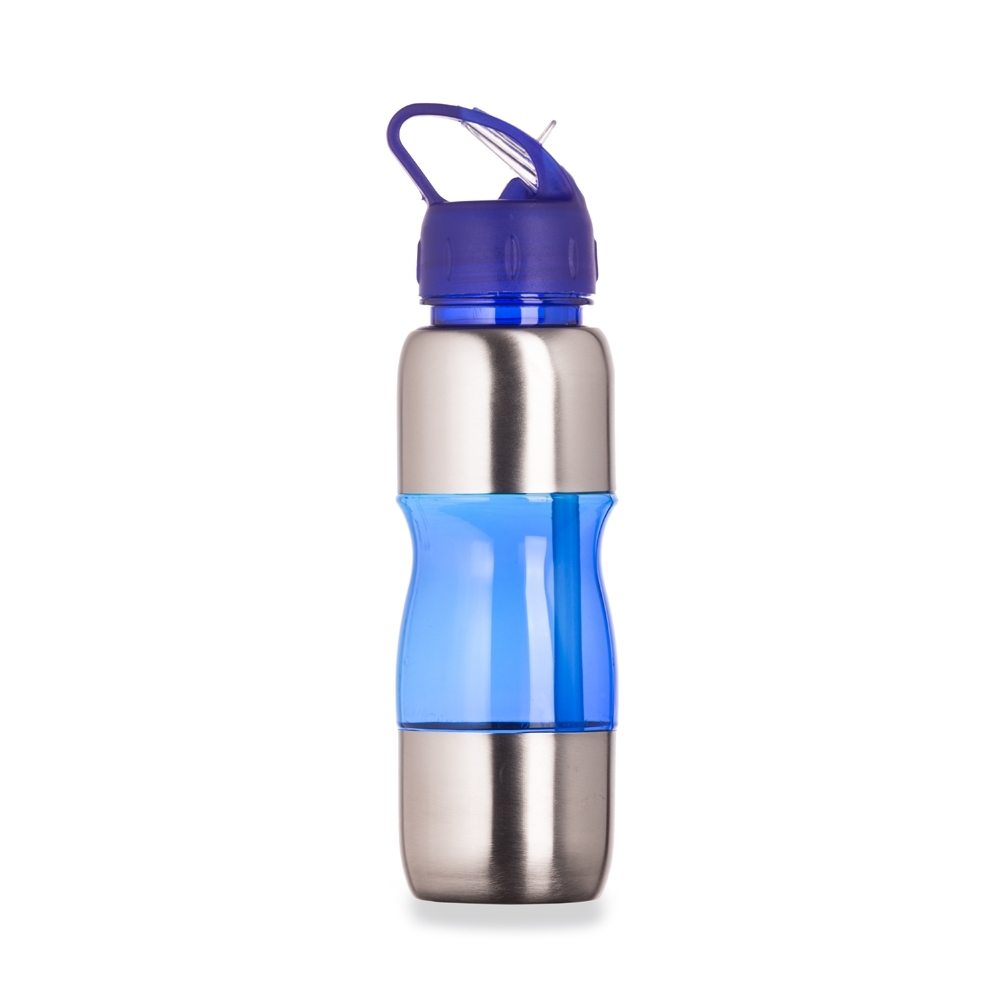 SQUEEZE PLASTICO C/ METAL 600ML personalizado