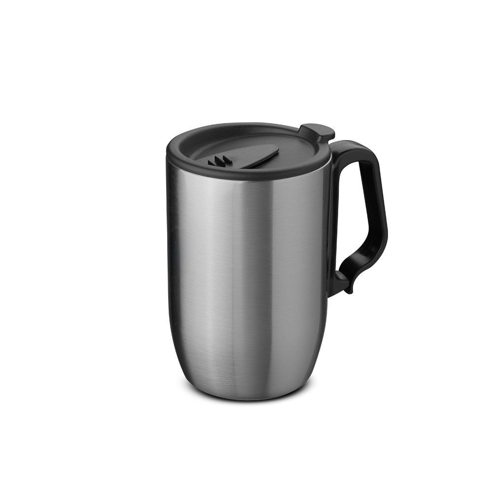 Caneca Térmica em aço inox - Prata, 350ml personalizado