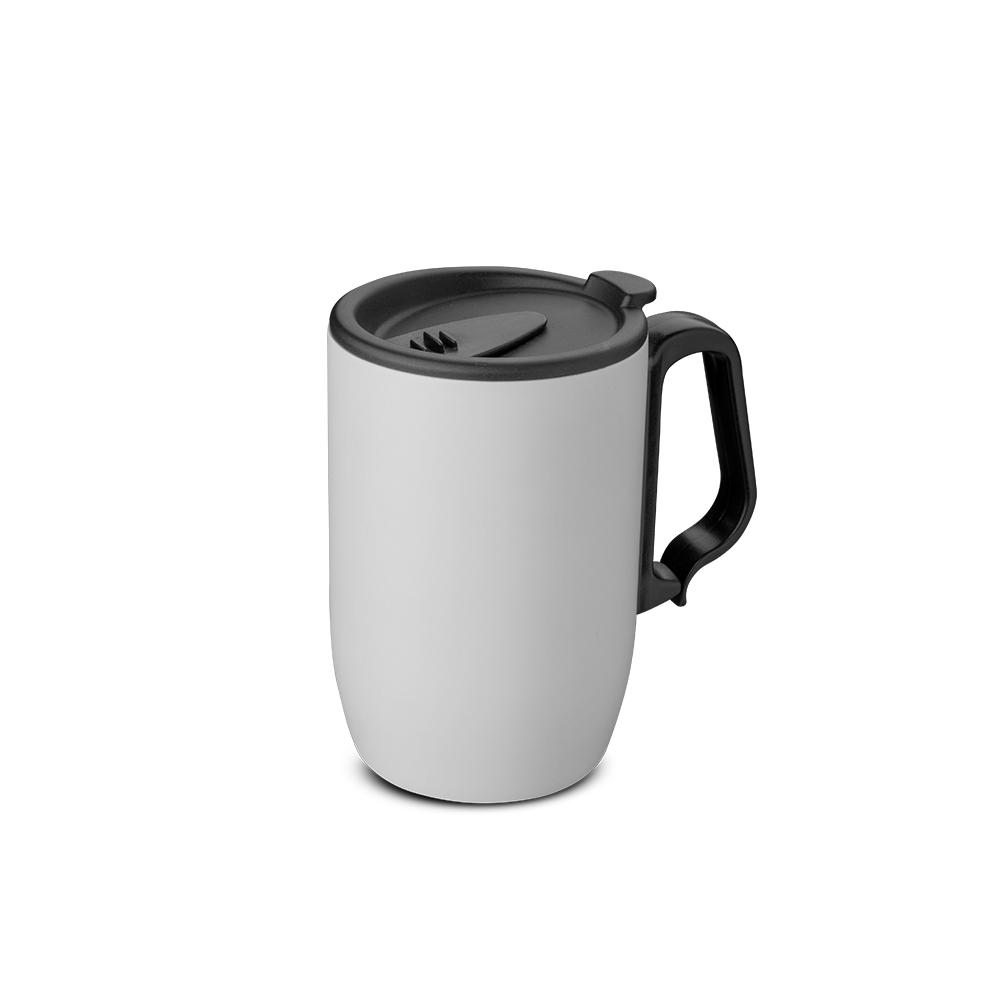 Caneca Térmica em aço inox - Branco, 350ml personalizado