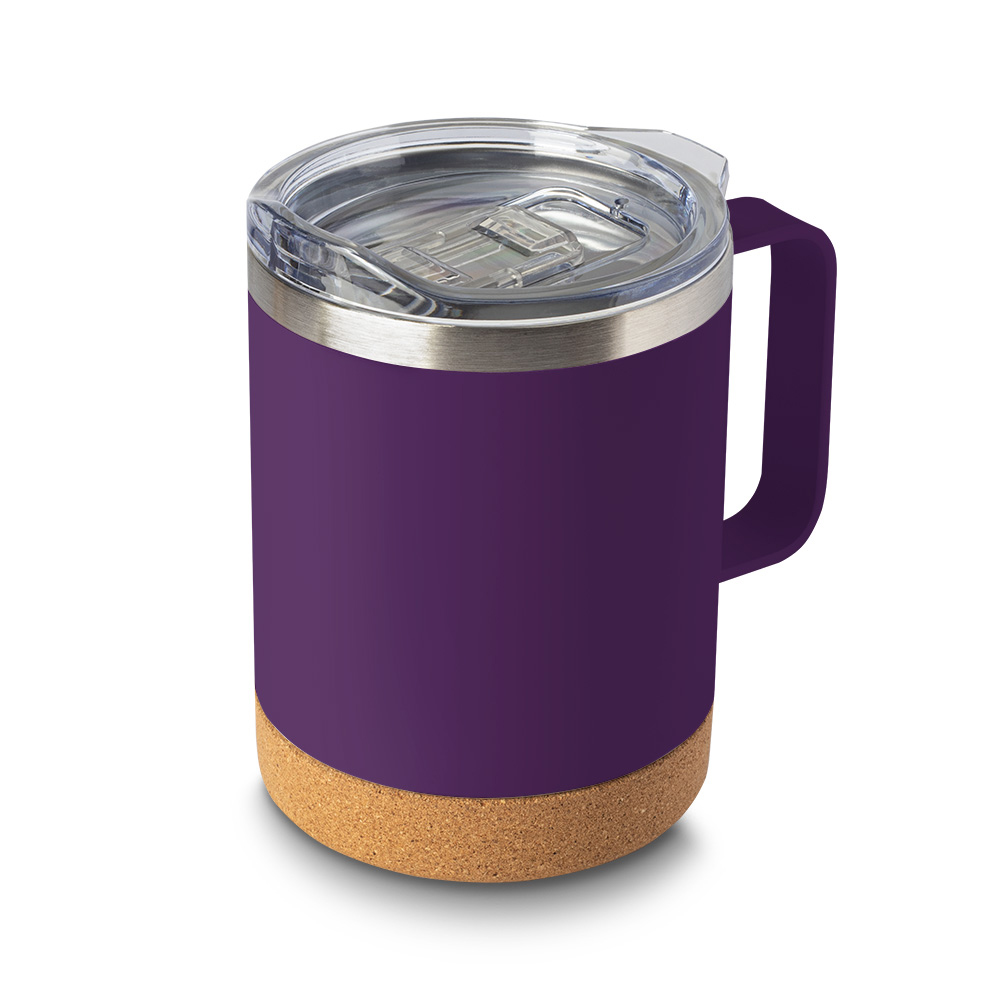 Caneca Térmica em Aço Inox - Roxo, 350ml personalizado