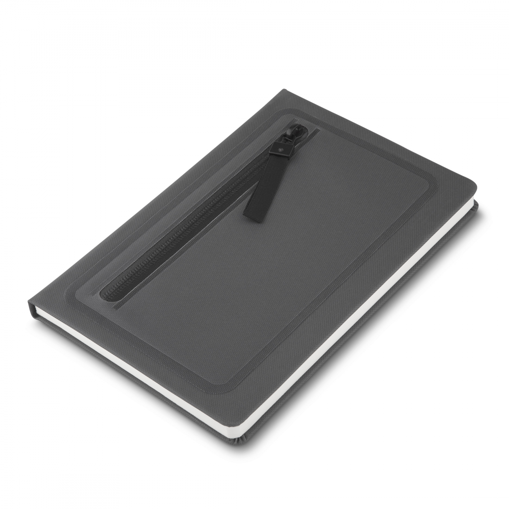 Caderno A5 Capa em PU - Preto personalizado