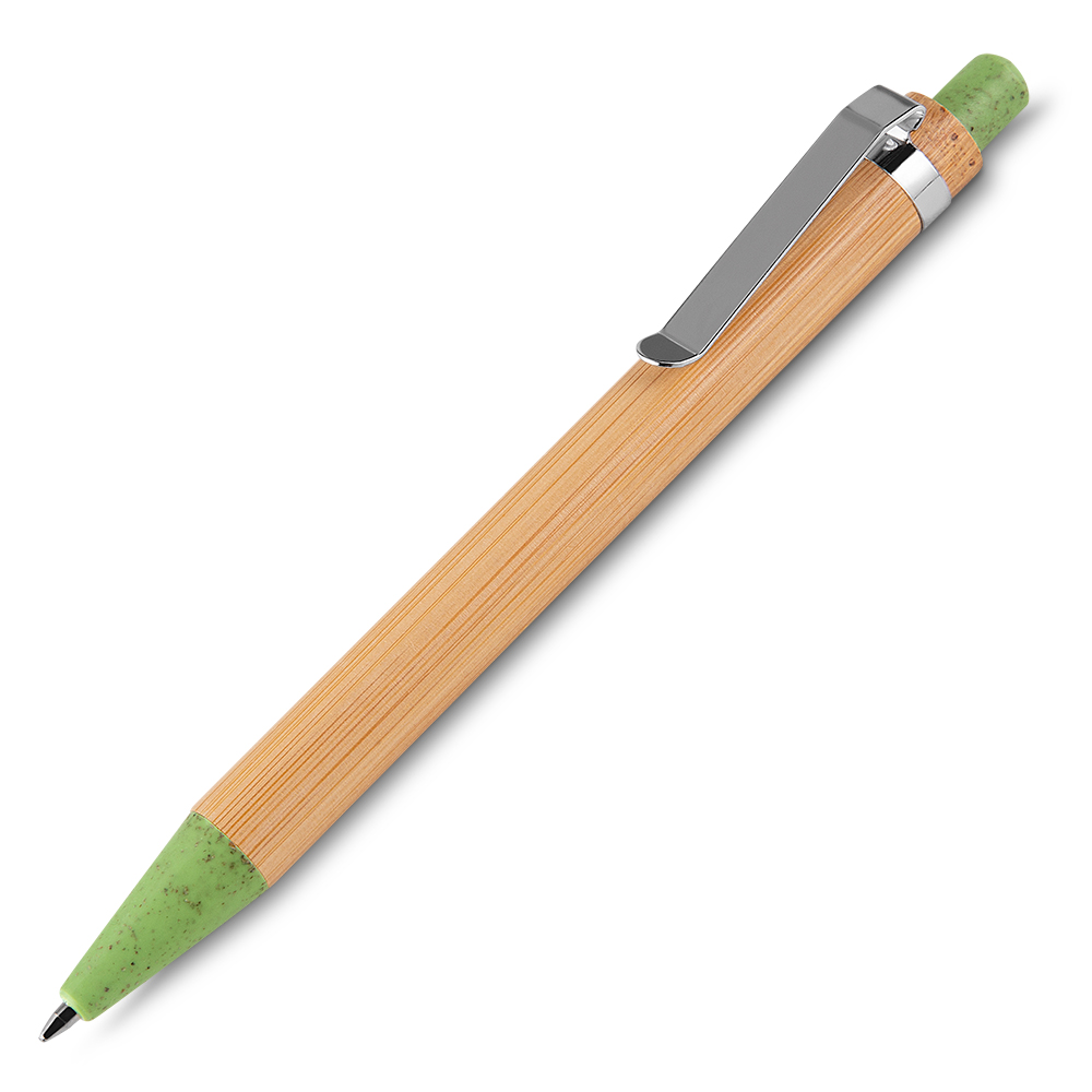 Caneta Bambu - Verde personalizado