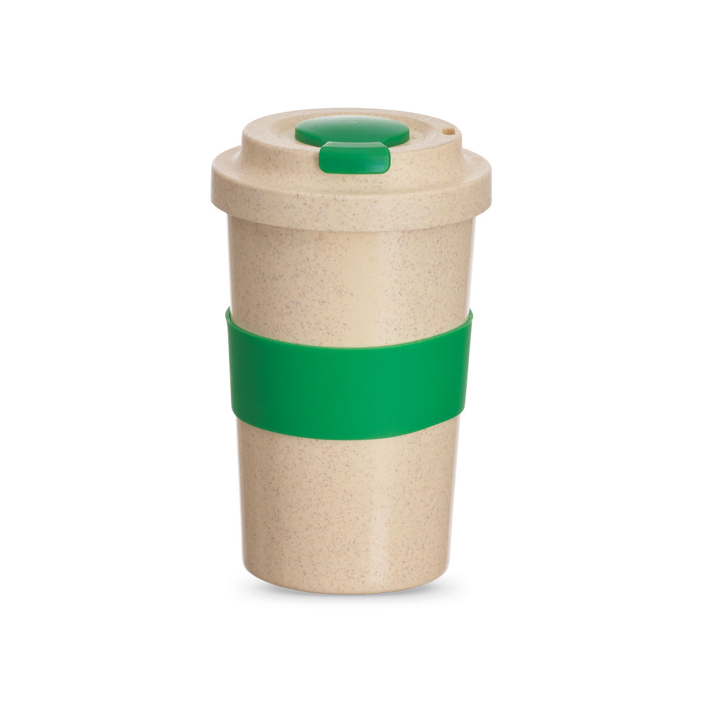 Copo Fibra de Bambu - Verde, 450ml personalizado