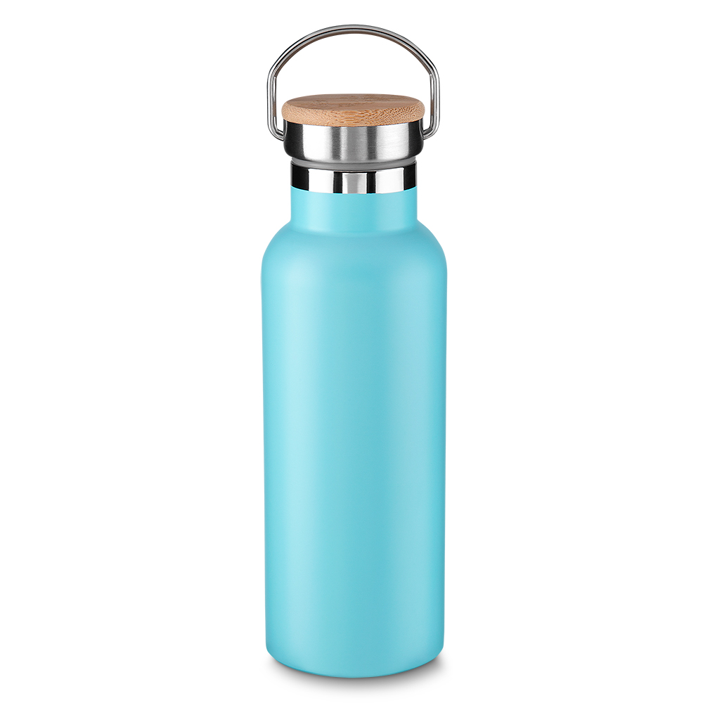 Garrafa Térmica - Azul Ciano, 500ml personalizado