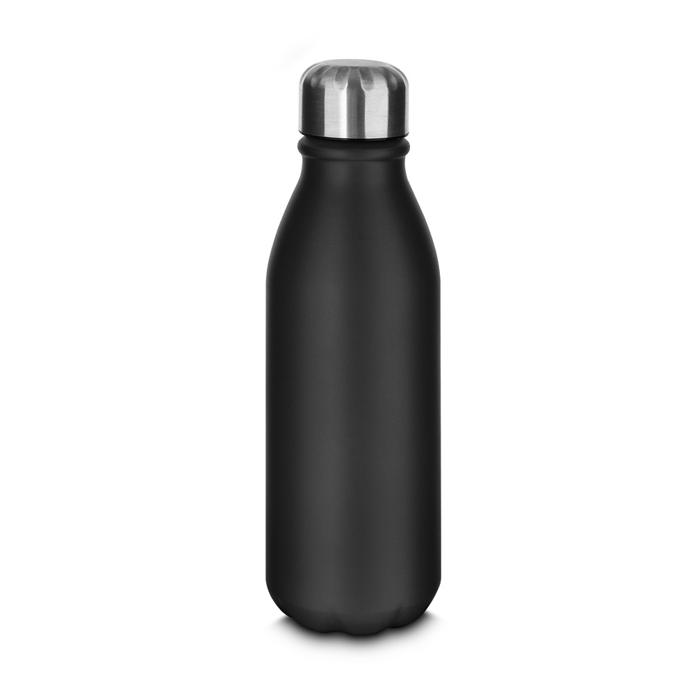Garrafa em Alumínio Reciclado - Preto, 550ml personalizado