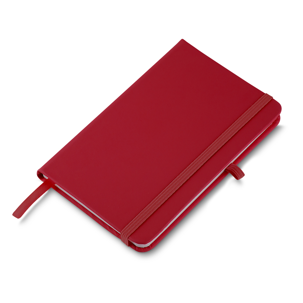 Caderno A5 Capa em PU (21x14,5) - Vinho personalizado