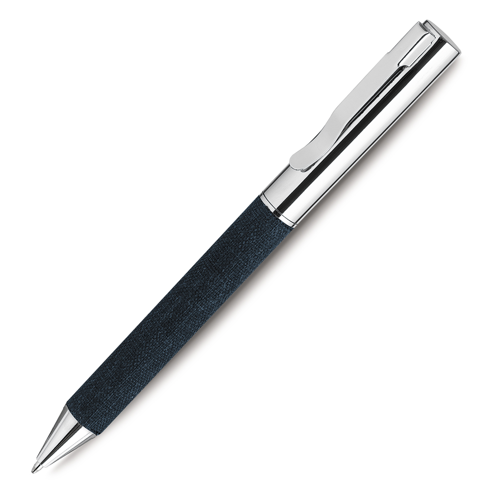 Caneta Metálica com Estojo - Azul personalizado