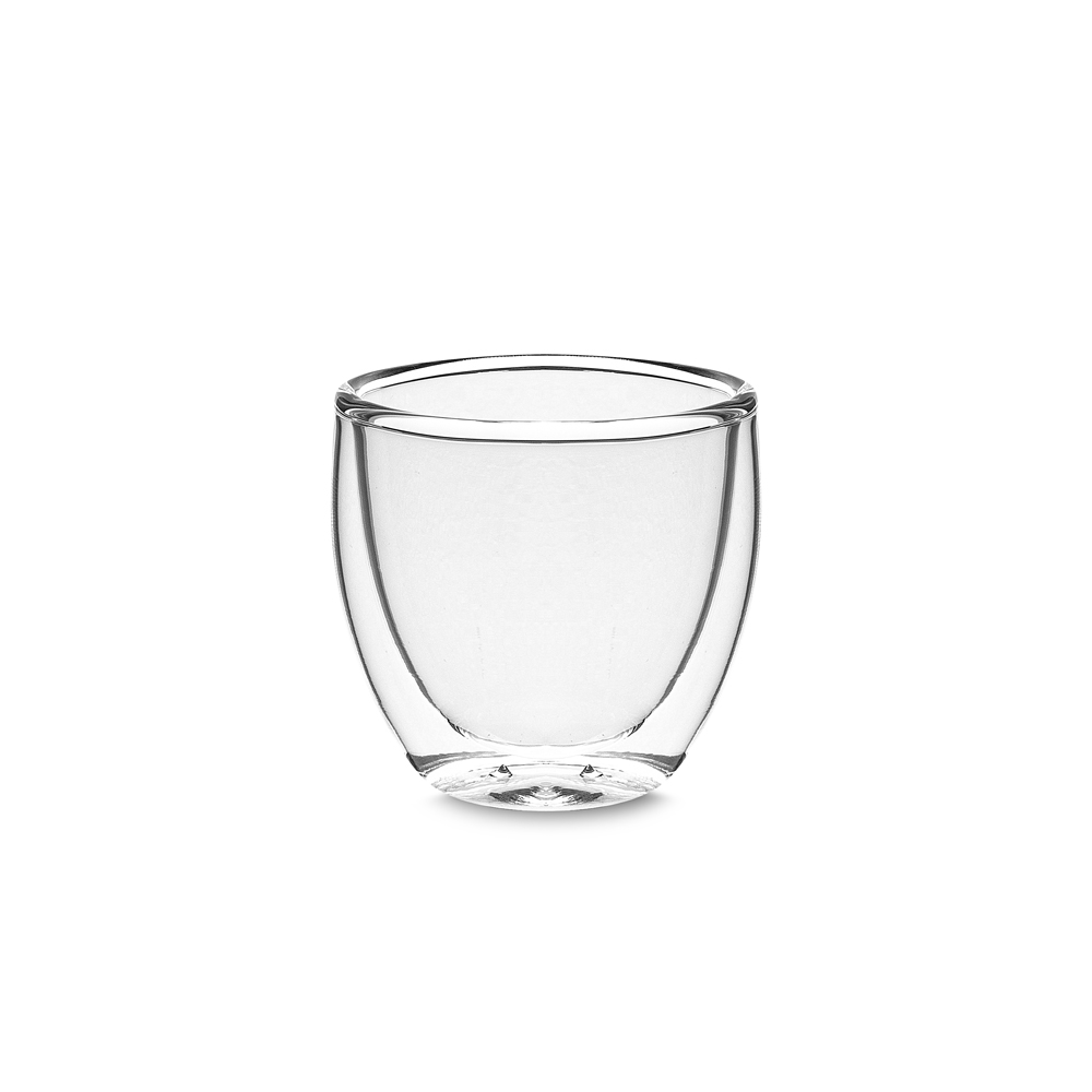 Conj. Copos de Vidro Borossilicato - Transparente, 70ml personalizado