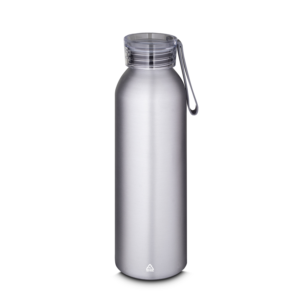 Garrafa em Alumínio Reciclado - Prata, 600ml personalizado