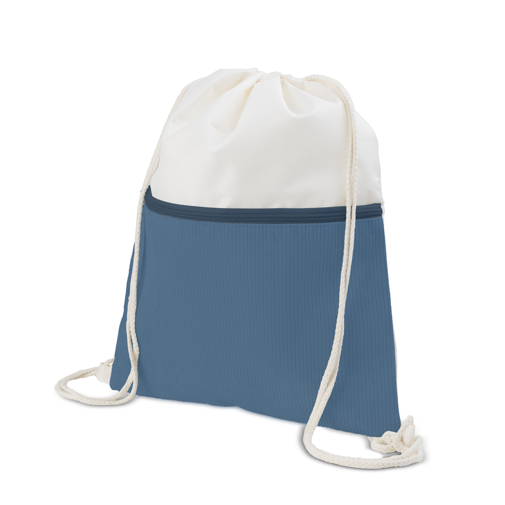 Sacola/Mochila em poliéster e veludo (41x34,4cm) personalizado