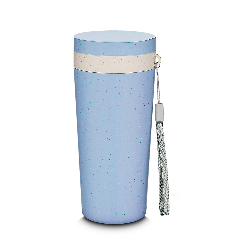 Copo Plástico em Fibra de Trigo - Azul, 300ml personalizado