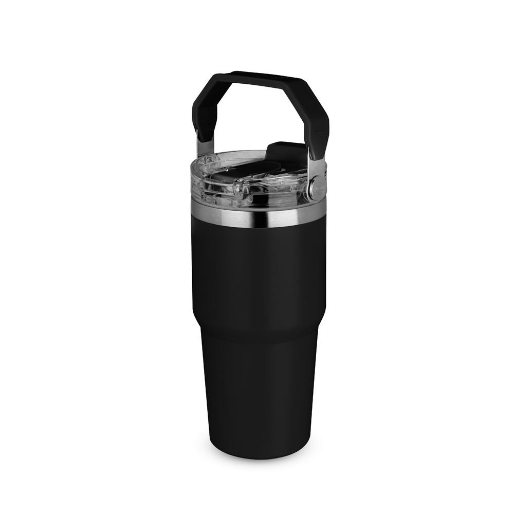 Garrafa Térmica - Preto, 650ml personalizado