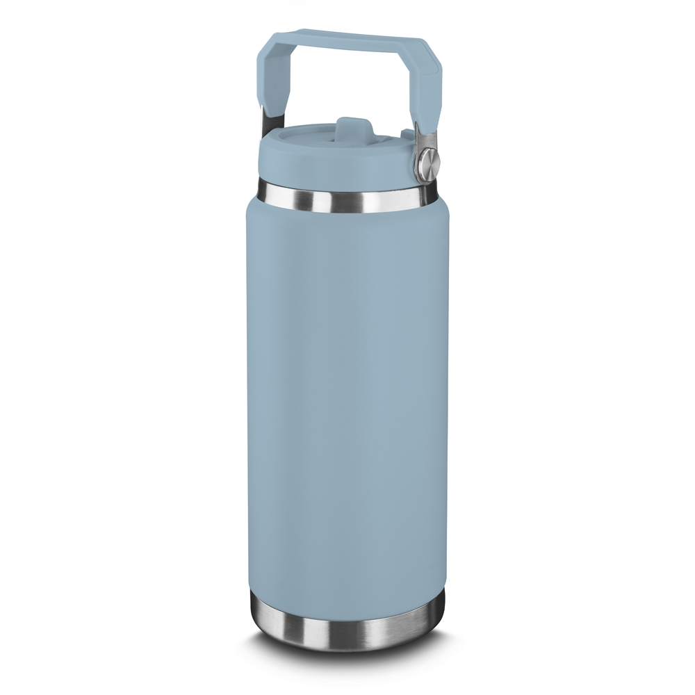 Garrafa Térmica - Azul acinzentado, 900ml personalizado