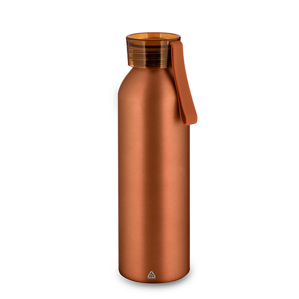 Garrafa em Alumínio Reciclado - Laranja, 600ml personalizado