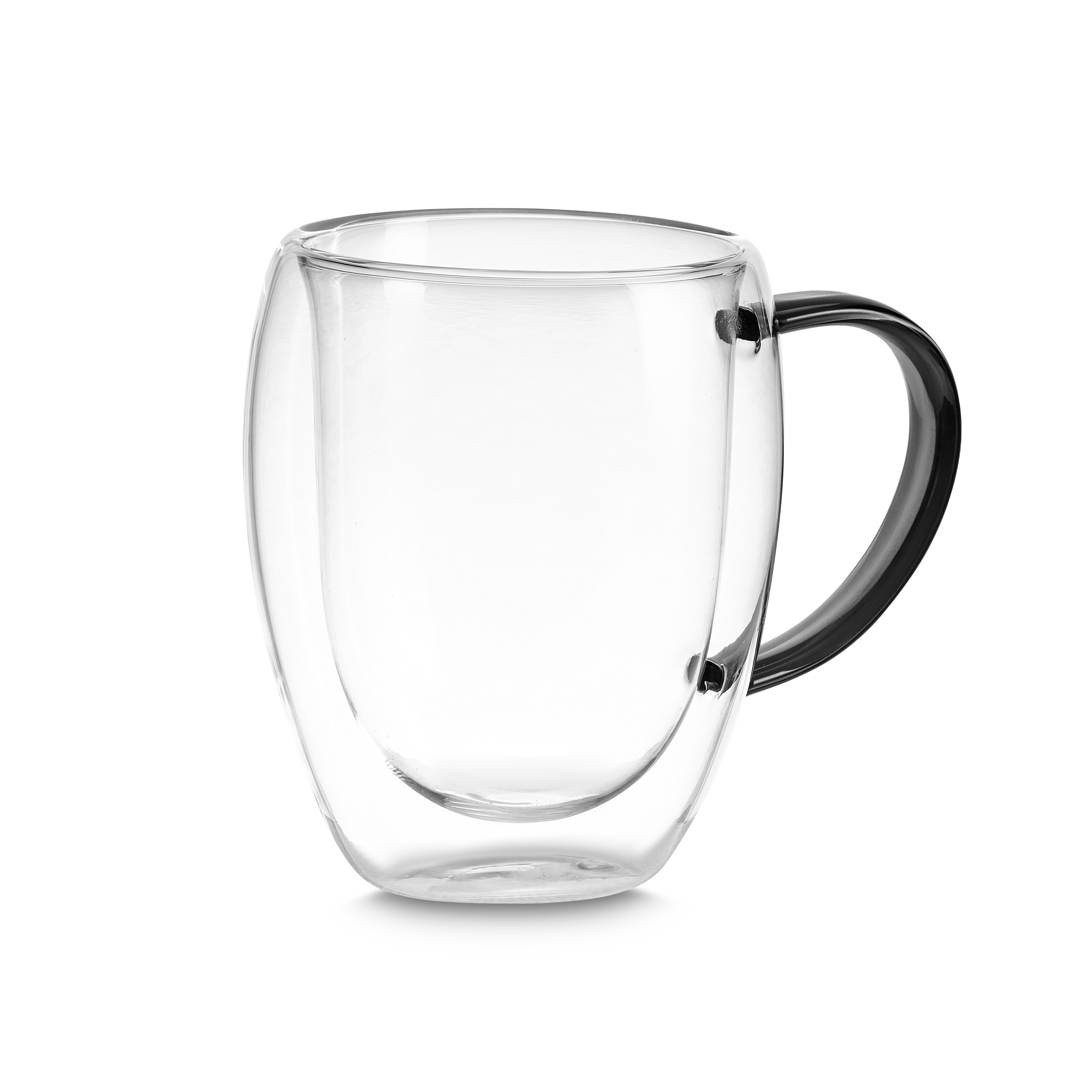 Caneca de Vidro Borossilicato - Preto, 350ml personalizado
