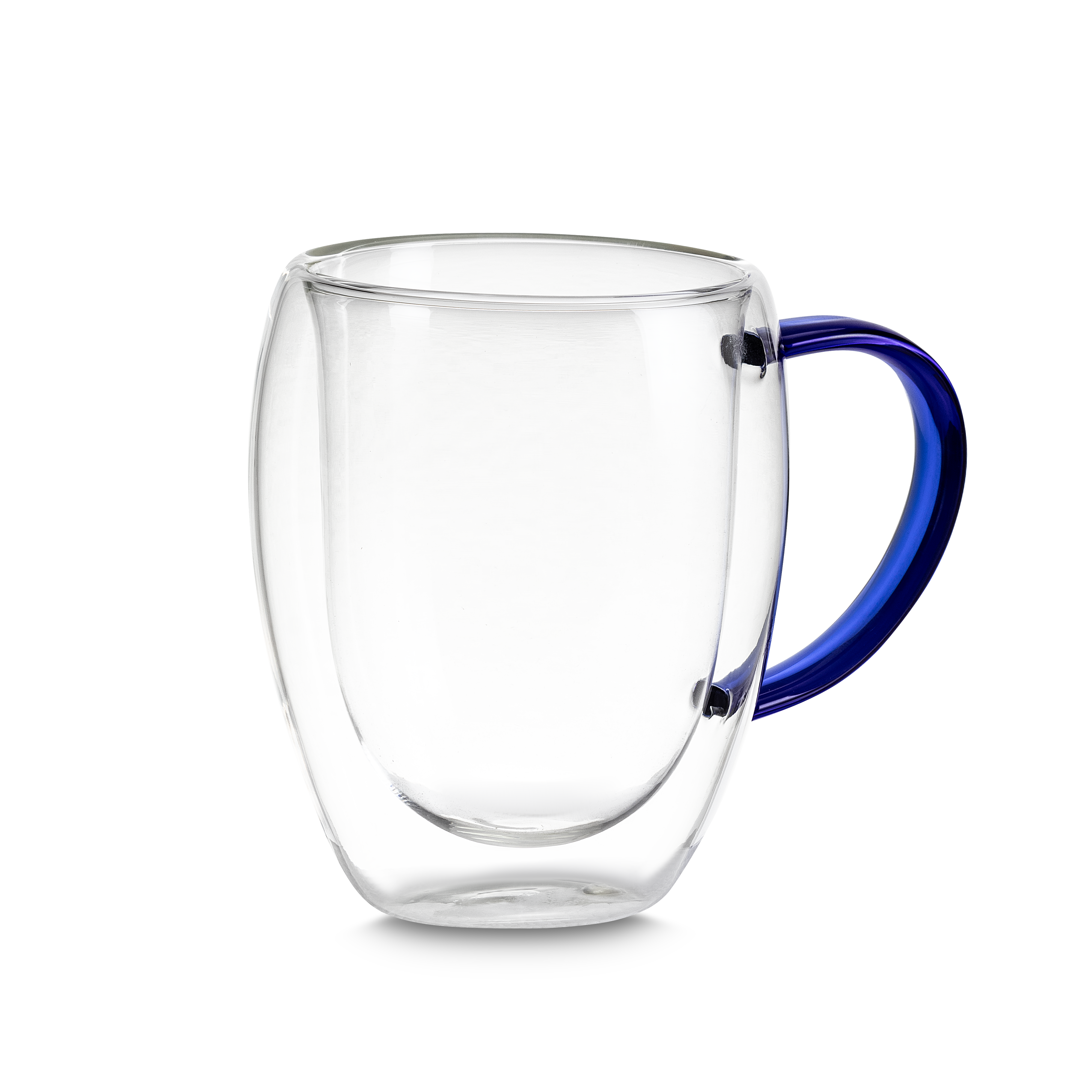 Caneca de Vidro Borossilicato - Azul, 350ml personalizado