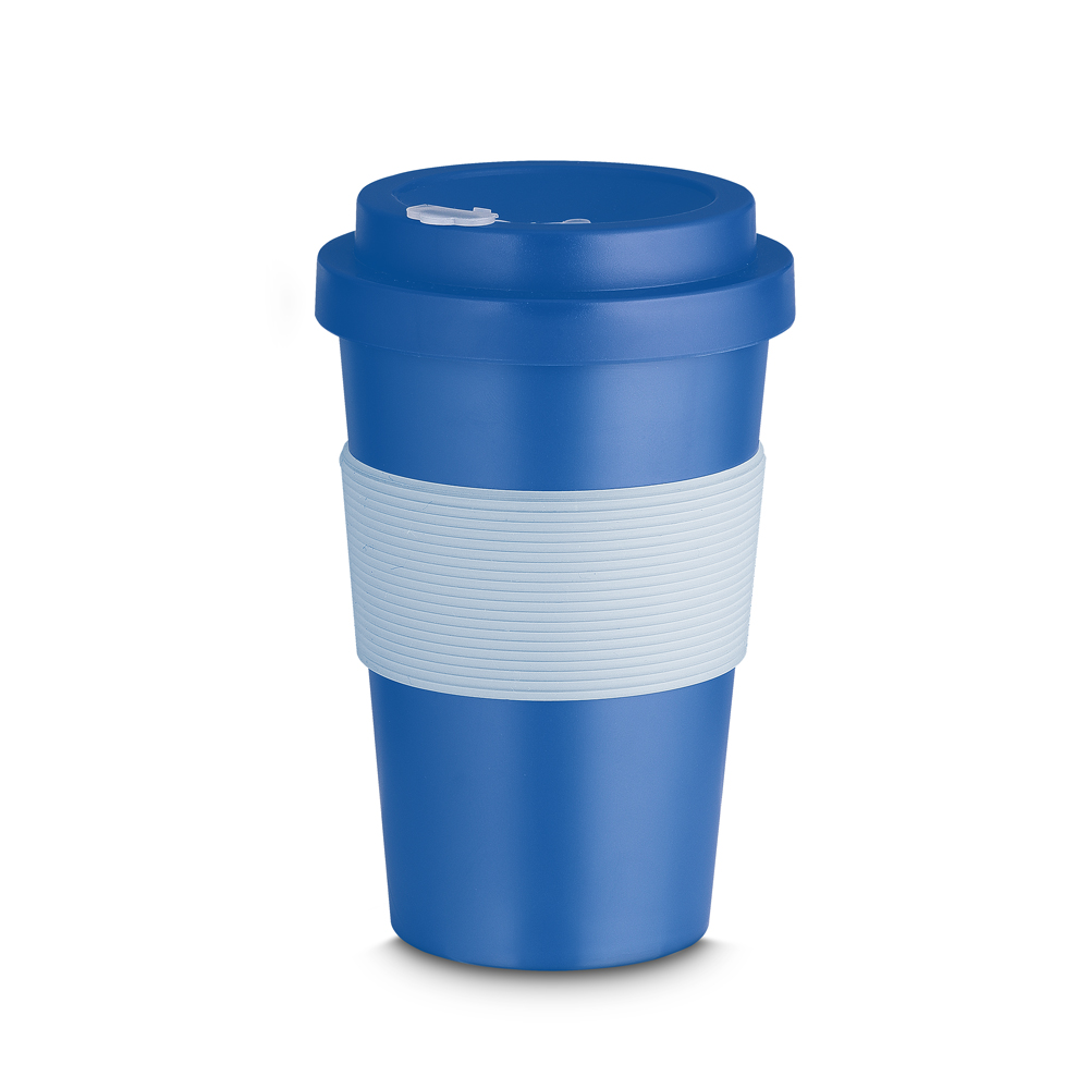 Copo Plástico em RPET - Azul, 400ml personalizado
