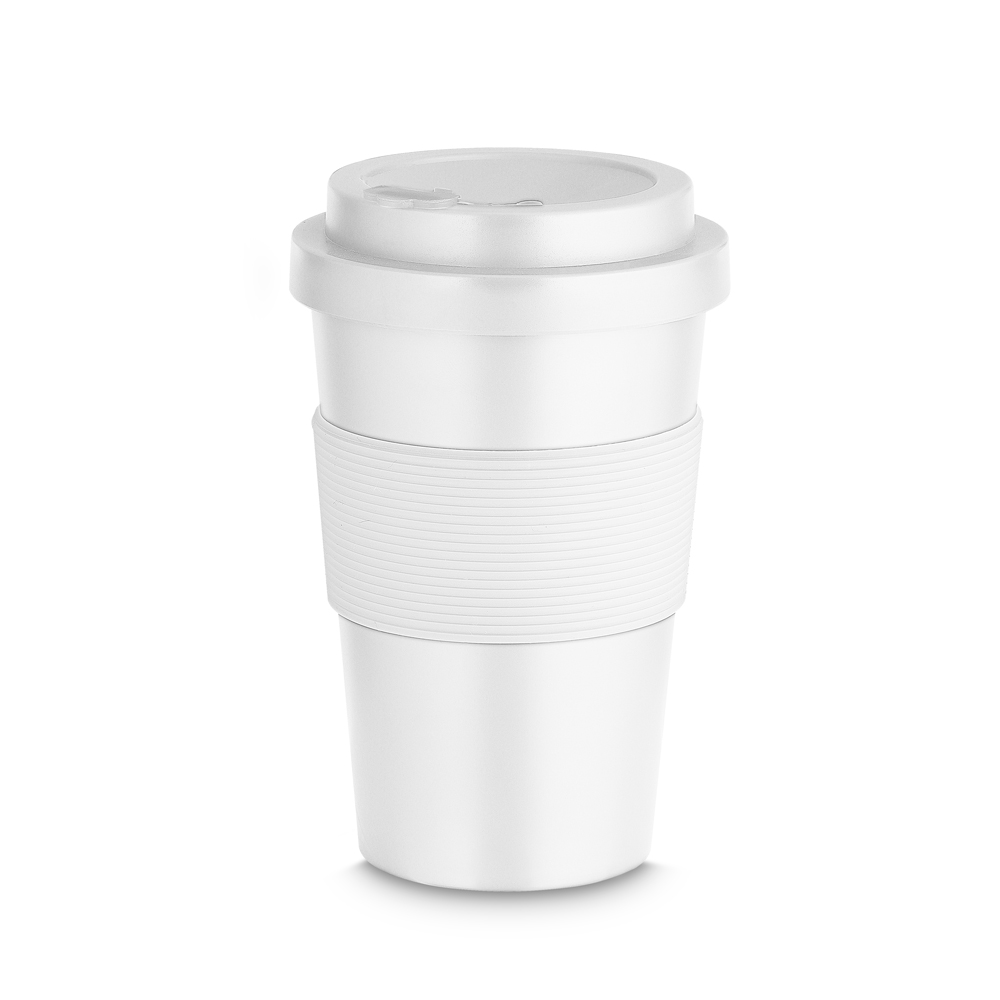 Copo Plástico em RPET - Branco, 400ml personalizado
