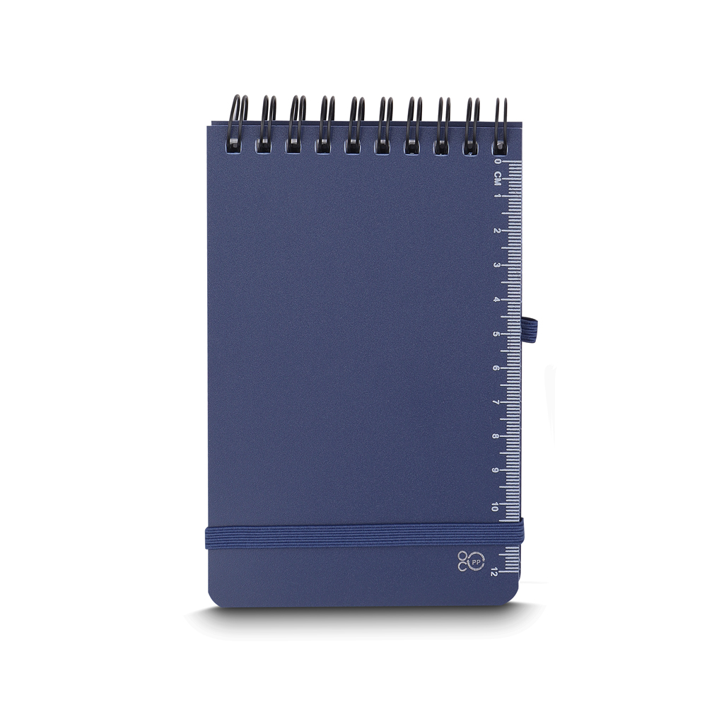 Mini Caderno A6 Capa em PP - Azul personalizado