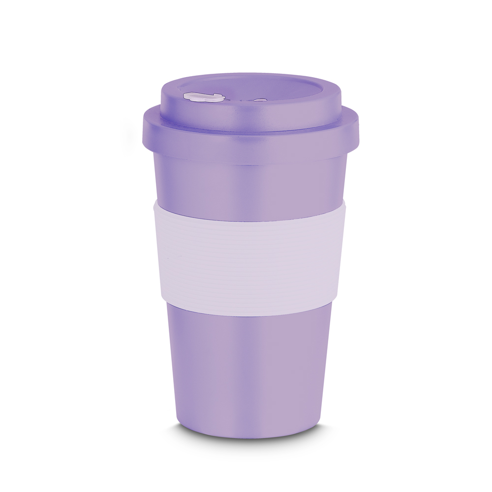 Copo Plástico em RPET - Lilas, 400ml personalizado