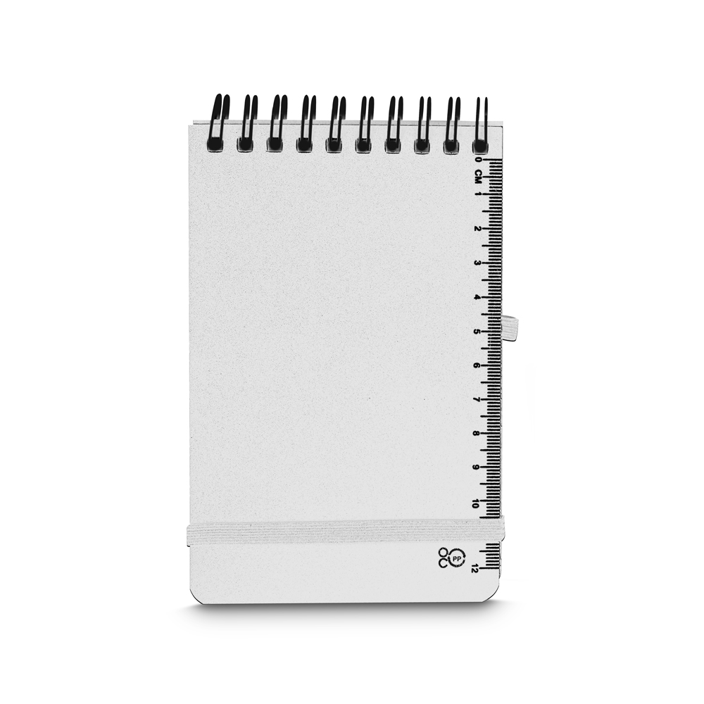 Mini Caderno A6 Capa em PP - Branco personalizado